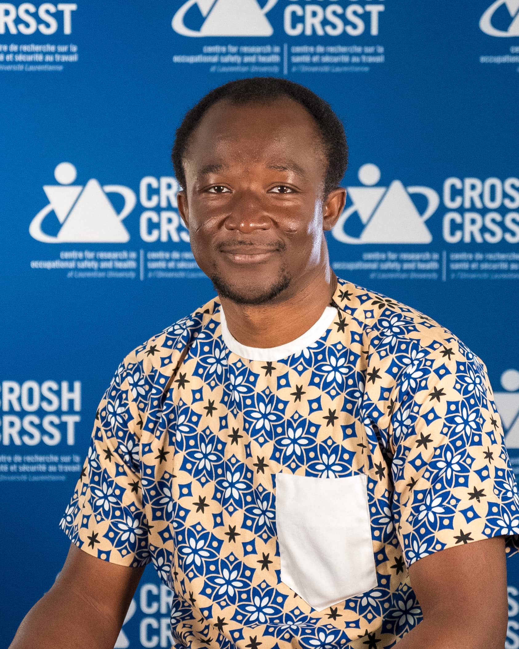 Portrait of CROSH student member Prosper Mandela Amaltinga Awuni